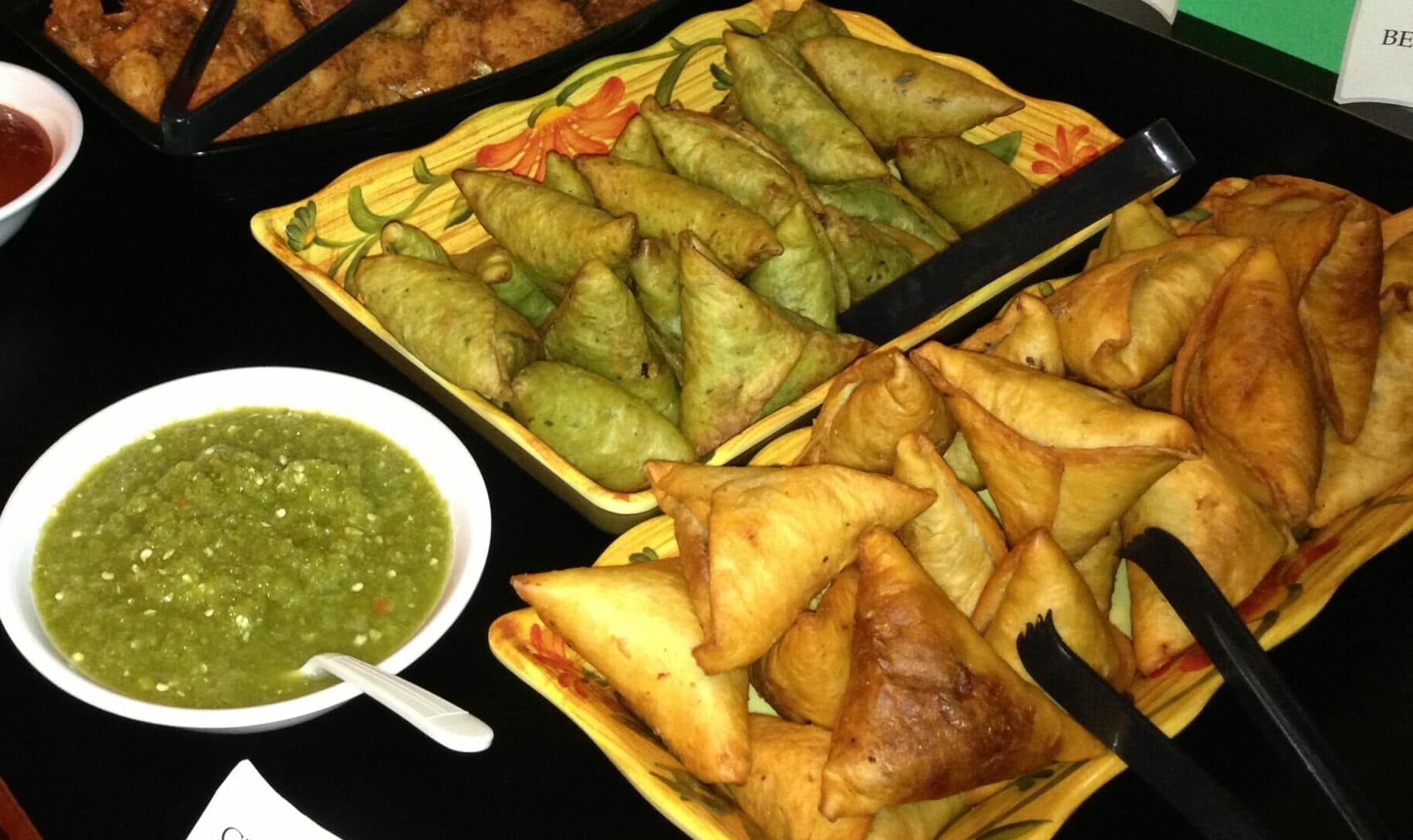Sambusa Trays from Afro Deli