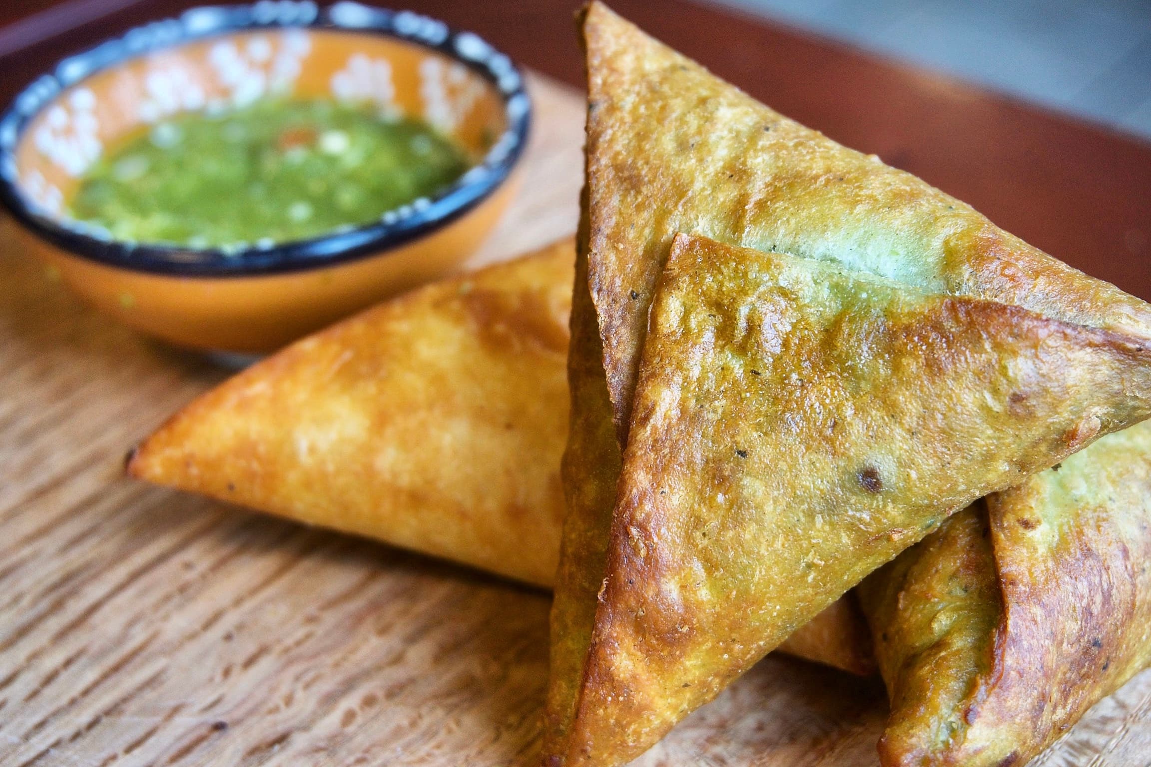 Golden Afro Deli sambusas.